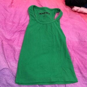 Green Kids Tank Top Katie j nyc